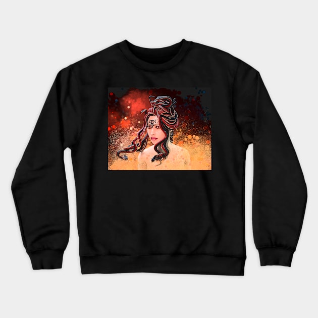 Medusa the Gorgon Crewneck Sweatshirt by sciencenotes